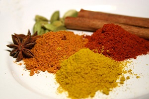 Spices increase flavor in healthy meals